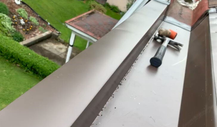 Mario Contracting repairing box gutter