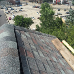 Photo of shingle roofing project