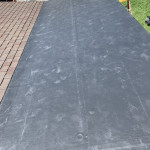 Photo of rubber roofing project