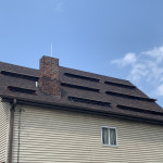 Photo of residential shingle roofing project