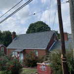 Photo of shingle roofing project